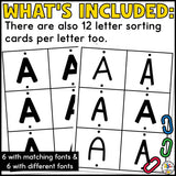 Sort & Link Uppercase & Lowercase Letters Activity