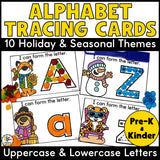 Letter Tracing Cards Bundle (Holidays & Seasons)