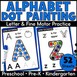 Letter Dot Painting Worksheets