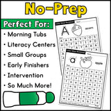 Letter Maze Worksheets