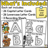 Letter Tracing Cards Bundle (Holidays & Seasons)