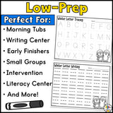 Letter Tracing Cards Bundle (Holidays & Seasons)