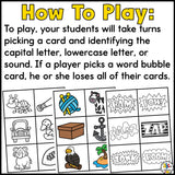 Letter Recognition Card Game