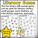 Letter Recognition Card Game