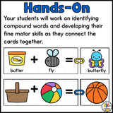 Compound Words Linking Cards