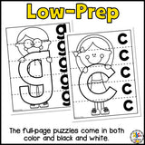 Lowercase Letter Strip Puzzles