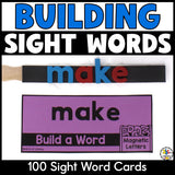 Magnetic Letter Sight Word Cards