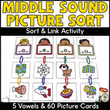 Sort & Link Middle Vowel Sounds