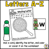 Missing Letter Activity