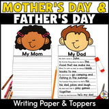 Mother's Day & Father's Day Writing Crafts