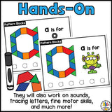 Pattern Block Letter Mats