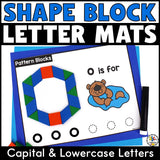 Pattern Block Letter Mats