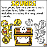 Feed a Treasure Chest Letter Recognition Activity