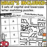 Pirate Cut & Paste Letter Worksheets