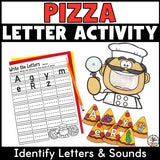 Feed the Chef Letter Recognition Activity