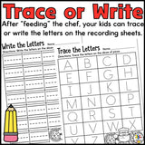 Feed the Chef Letter Recognition Activity