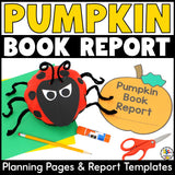 Pumpkin Character Book Report