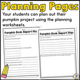 Pumpkin Character Book Report