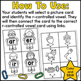 Sort & Link R-Controlled Vowels Activity