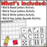 Roll & Read Letter Games