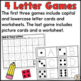 Roll & Read Letter Games