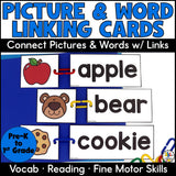 Picture Cards & Vocabulary Words Linking Activity