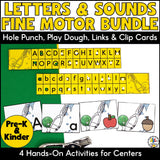 Letters & Sounds Fine Motor Skills Bundle
