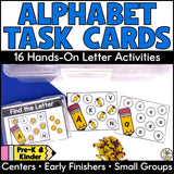 Alphabet Task Card Boxes