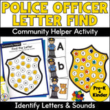 Community Helpers Letter Find Activity