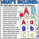 Alphabet Task Card Boxes