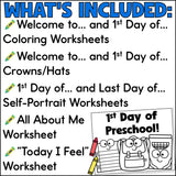 First Day of School Activities