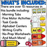 Back to School Activities Bundle