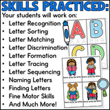Alphabet Task Card Boxes
