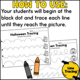 Halloween Tracing Worksheets