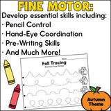 Fall Tracing Worksheets