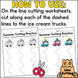 Summer Cutting Practice Worksheets
