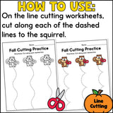 Fall Cutting Practice Worksheets
