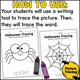 Halloween Tracing Worksheets