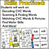 CVC Word Search Activity