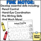 Back to School Tracing Worksheets