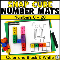 Snap Cube Number Mats