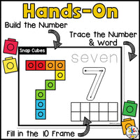 Snap Cube Number Mats