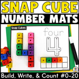 Snap Cube Number Mats