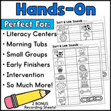 Beginning Sounds Sort & Link Activity