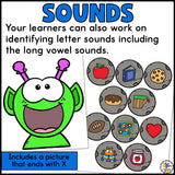 Feed the Alien Letter Recognition Activity