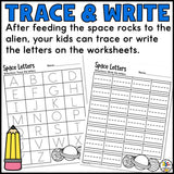 Feed the Alien Letter Recognition Activity