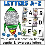Space Letter Search Activity