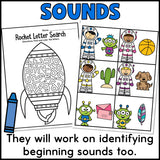 Space Letter Search Activity