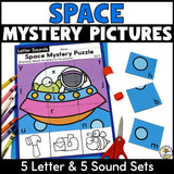 Space Cut & Paste Letter Worksheets