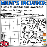 Space Cut & Paste Letter Worksheets